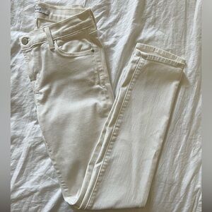J Brand White Skinny Jeans